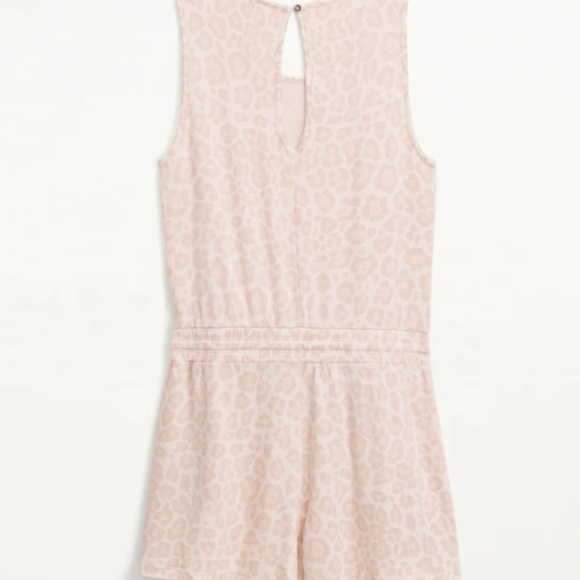 Supersoft Terry Tank Romper Oatmeal Leopard Size L - Picture 4 of 13
